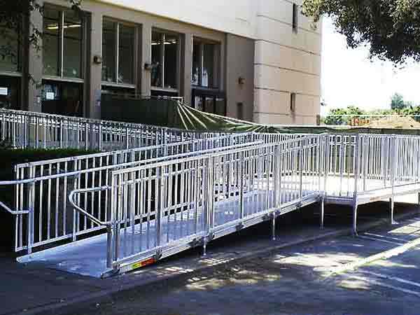 What are regulations for wheel chair ramps?