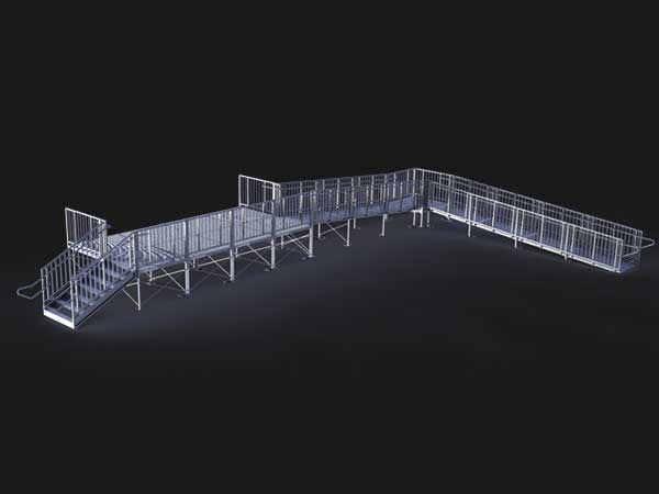 ADA Modular Wheelchair Ramps for Handicapped Access